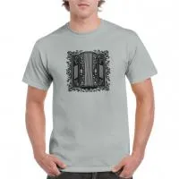T-shirt avec illustration d'accordéon vintage