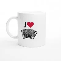 Tasse J'aime l'accordéon