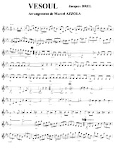Partitions accordéon | Partition Vesoul par Jacques Brel a télécharger ...