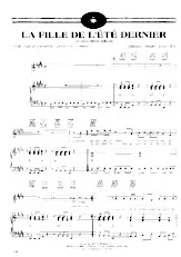 descargar la partitura para acordeón La fille de l'été dernier (Summertime blues) en formato PDF