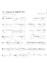 download the accordion score Non je ne regrette rien in PDF format