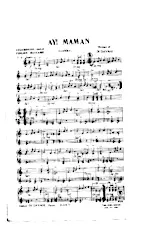 download the accordion score AY ! MAMAN in PDF format