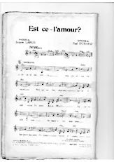 télécharger la partition d'accordéon EST CE- L'AMOUR ? au format PDF