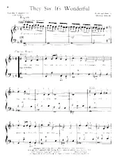scarica la spartito per fisarmonica They say it's beautiful in formato PDF
