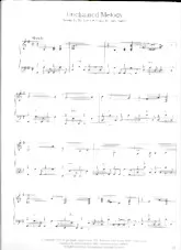 télécharger la partition d'accordéon Unchained melody au format PDF