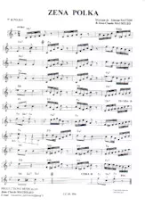 download the accordion score Zena polka in PDF format