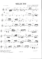 download the accordion score Selecto in PDF format