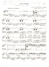 download the accordion score LAST NIGHT  in PDF format