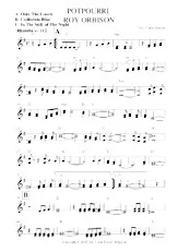 télécharger la partition d'accordéon POTPOURRI ROY ORBISON au format PDF