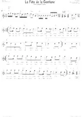 download the accordion score La Fête de la Gentiane  in PDF format
