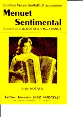 télécharger la partition d'accordéon Menuet sentimental au format PDF