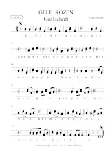 descargar la partitura para acordeón GELE ROZEN Griffschrift en formato PDF