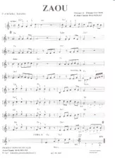 download the accordion score Zaou in PDF format