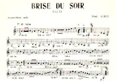 descargar la partitura para acordeón Brise du soir en formato PDF