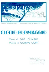 descargar la partitura para acordeón Ciccio formaggio en formato PDF