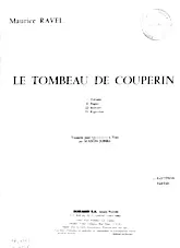télécharger la partition d'accordéon Le Tombeau De Couperin /Prelude / fugue / Menuet / Rigaudon au format PDF