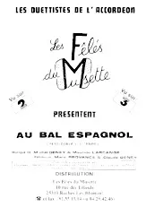 télécharger la partition d'accordéon AU BAL ESPAGNOL au format PDF