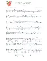 télécharger la partition d'accordéon Belle Carlita au format PDF