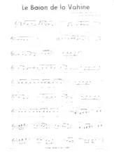 descargar la partitura para acordeón Le baion de la vahiné en formato PDF