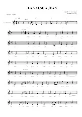 descargar la partitura para acordeón La valse à Jean en formato PDF