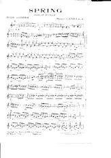 download the accordion score Spring in PDF format