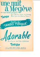 download the accordion score Une nuit à Megève in PDF format