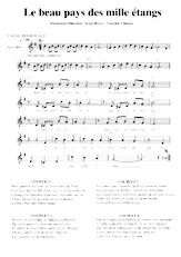 descargar la partitura para acordeón Le beau pays des mille étangs en formato PDF