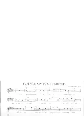 download the accordion score You're my best friend in PDF format