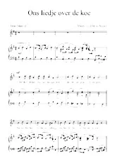 télécharger la partition d'accordéon Ons liedje over de koe au format PDF