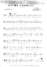 download the accordion score Oh ma Corrèze in PDF format