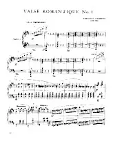 scarica la spartito per fisarmonica Valse Romantique N°1 in formato PDF