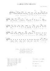 download the accordion score LA BALEINE BLEUE in PDF format