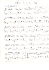 download the accordion score Pour les as in PDF format