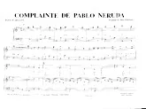 télécharger la partition d'accordéon Complainte de Pablo Neruda au format PDF