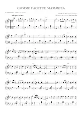 download the accordion score COME FACETTE MAMMETA 2 in PDF format