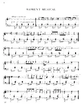 scarica la spartito per fisarmonica Moment Musical / op.94 in formato PDF