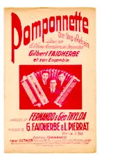 télécharger la partition d'accordéon POMPONNETTE au format PDF