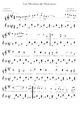 download the accordion score Les moulins de mykonos in PDF format