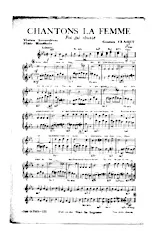 download the accordion score CHANTONS LA FEMME in PDF format