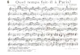 descargar la partitura para acordeón Quel temps fait-il à Paris en formato PDF