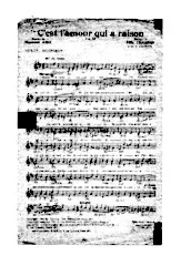 download the accordion score C'EST L'AMOUR QUI A RAISON in PDF format