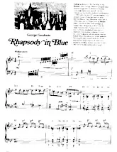 télécharger la partition d'accordéon Rhapsody in blue  au format PDF