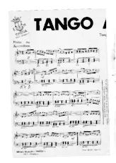 scarica la spartito per fisarmonica Tango argenté in formato PDF