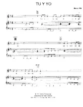 download the accordion score Tu y Yo in PDF format