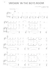 télécharger la partition d'accordéon Smokin' in the boys room au format PDF