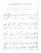 descargar la partitura para acordeón Take my hand, Precious Lord en formato PDF