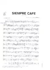 télécharger la partition d'accordéon Siempre Cafe au format PDF