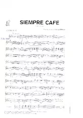 descargar la partitura para acordeón Siempre Cafe en formato PDF