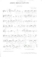 descargar la partitura para acordeón Adieu belle gitane en formato PDF