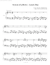 descargar la partitura para acordeón LONELY DAY (SYSTEM OF A DOWN) en formato PDF